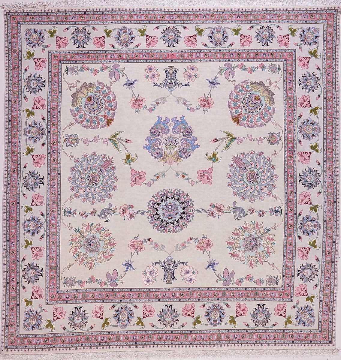 Täbriz auf Seide 253x247