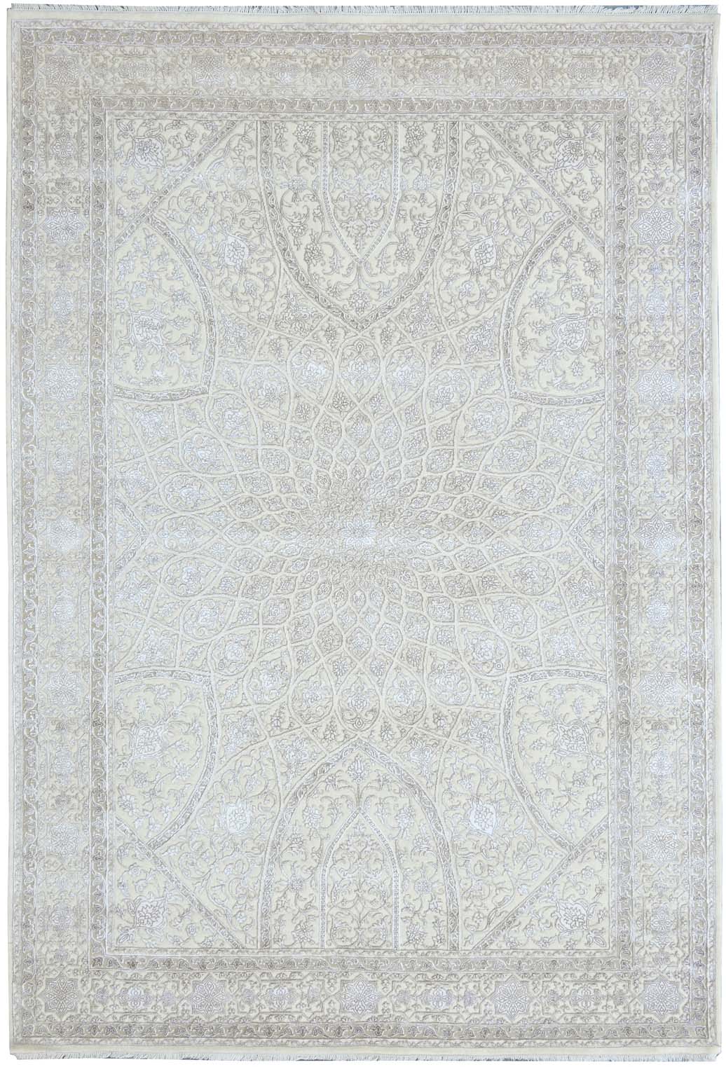 Alema Gombad white beige taupe 180x121