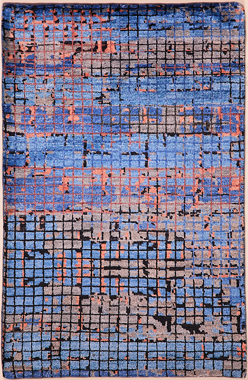 Mosaic blue 94x61