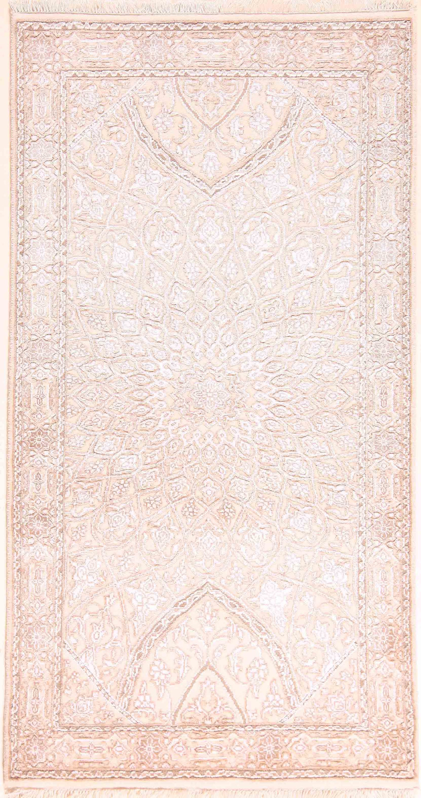 Alema Gombad white beige taupe 149x94