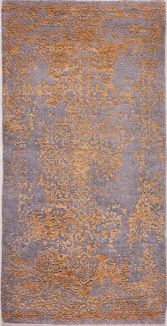 Dara Heriz lt gold    144x72