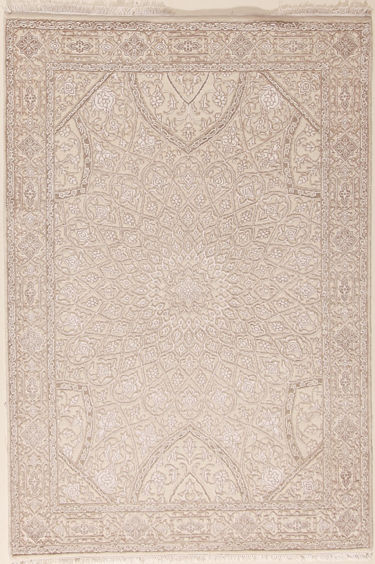 Alema Gombad white beige taupe    159x108